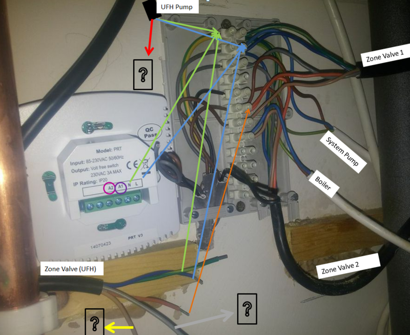 UFH Zone Valve - Wiring in? | DIYnot Forums